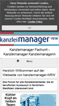 Mobile Screenshot of kanzleimanager-nrw.de